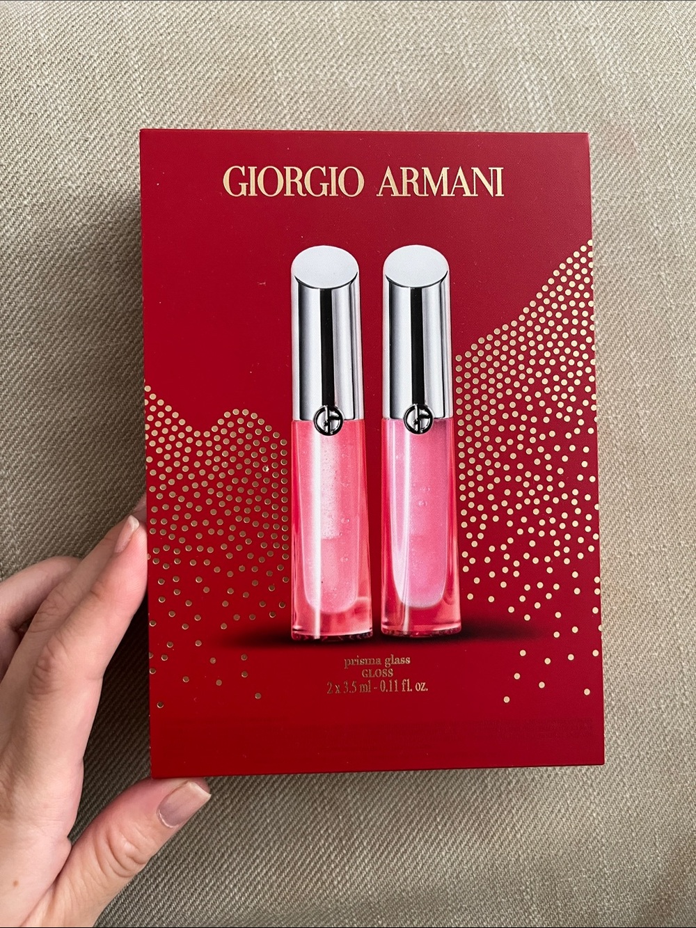 Georgia Armani Lip Gloss set